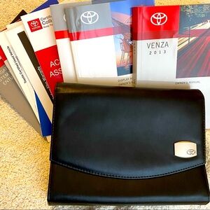 Toyota Venza owners manual 2013 warranty maintenance tire guide & case